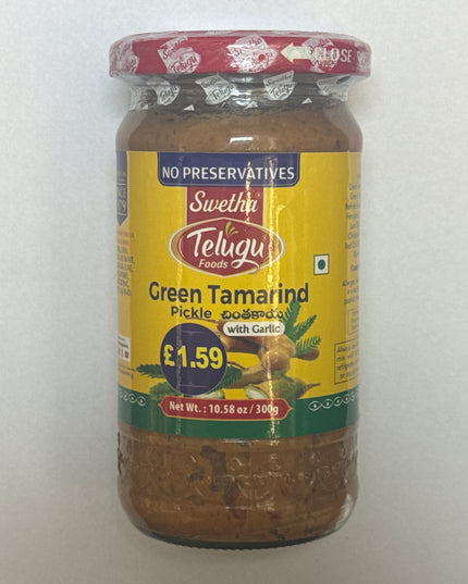 Swetha Telugu Foods Green Tamarind Pickle 300gm