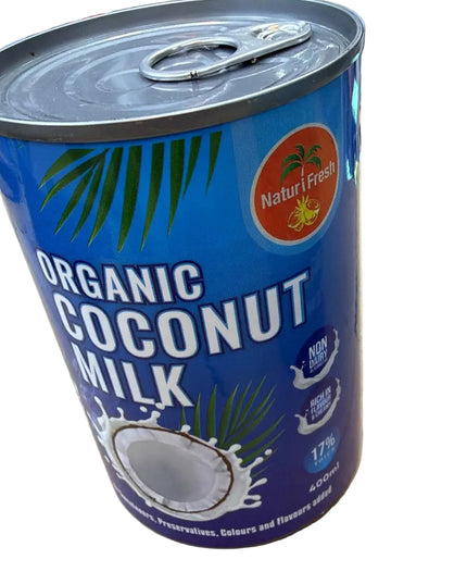 Nature Fresh Organic coconut milk 400ml(17% fat)