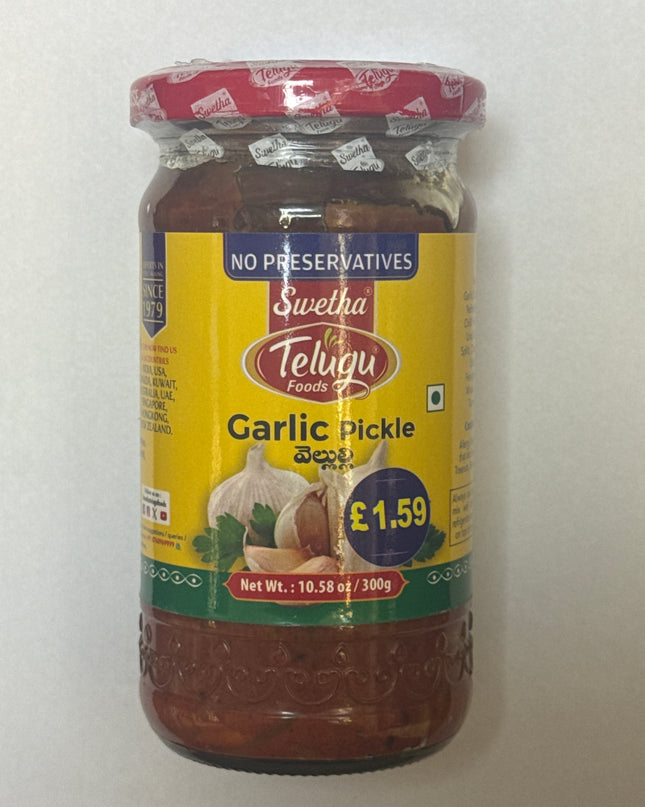Swetha Telugu Foods Garlic Pickle 300gm