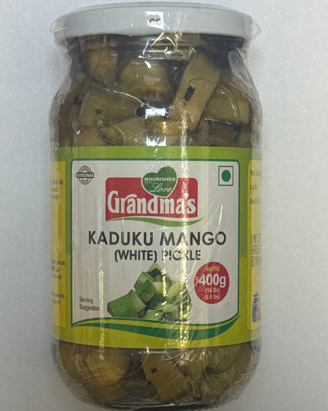 Grandmas Kaduku Mango White Pickle 400gm