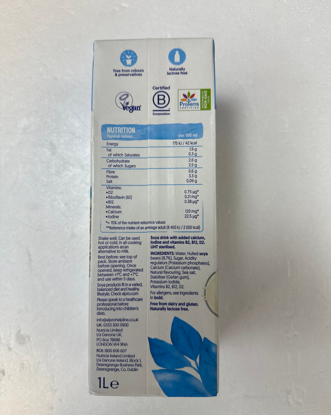 Alpro soya milk 1 lit