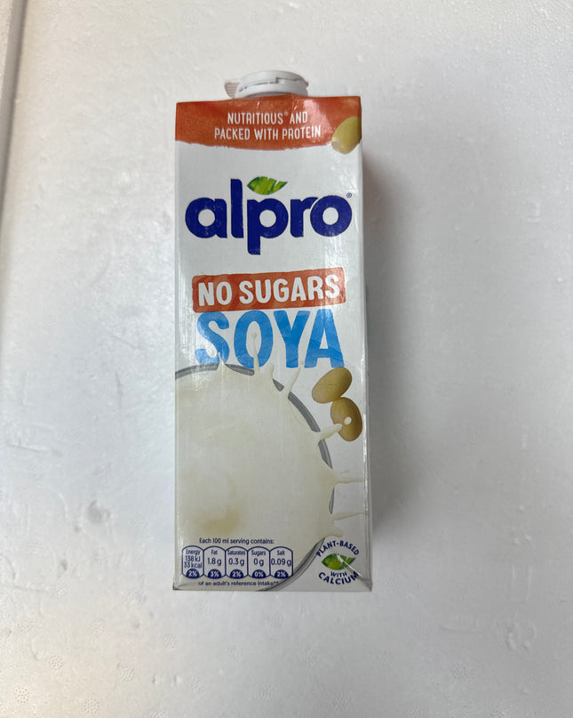 Alpro soya milk no sugar 1 lit