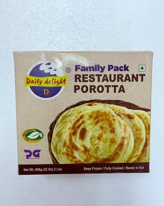 Daily Delight family pack Restaurant Porotta 908g