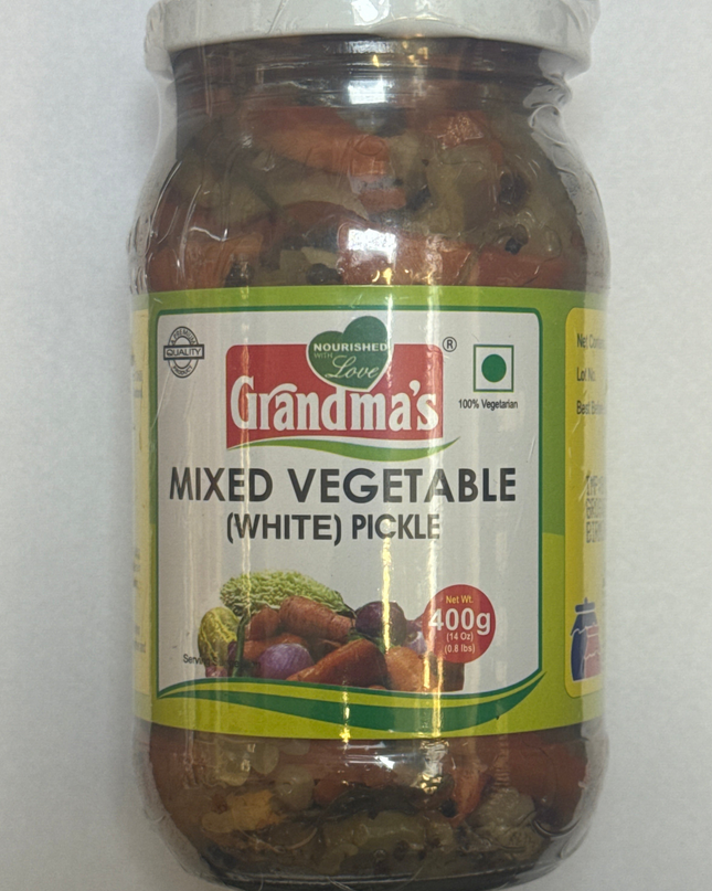 Grandma's Mixed Veg White Pickle 400gm
