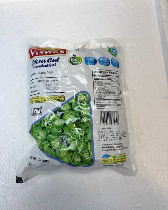 Viswas Okra cut 400g