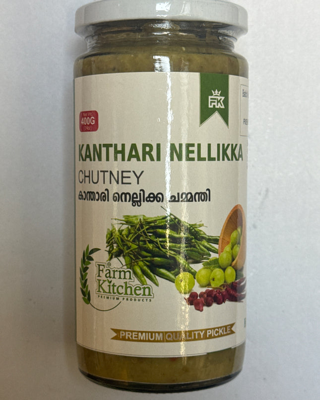Farm Kitchen Kanthari Nellikka Chutney 400gm