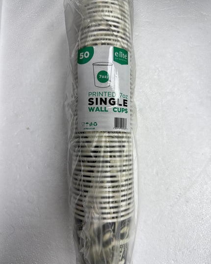 ELITE - Single Wall Cups 50pcs