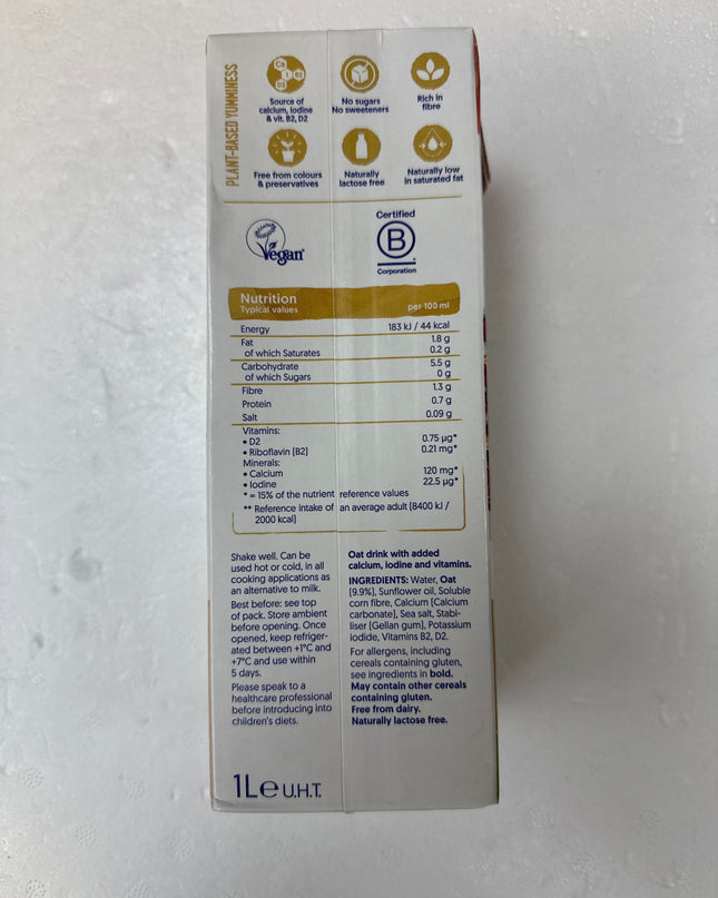 Alpro Oat No sugar 1 lit