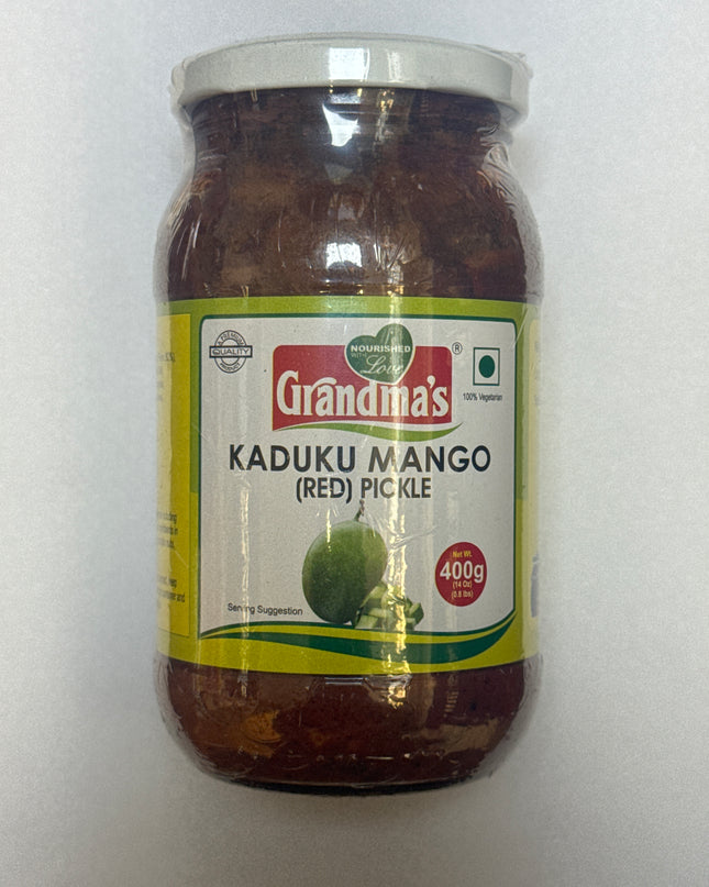 Grandmas Kaduku Mango red Pickle 400gm