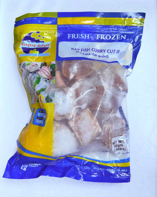 SEAFOOD DELIGHT - Frozen Fish Ray Fish Curry Cut 700g