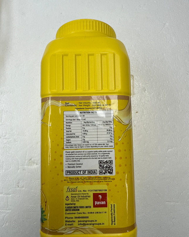Pavan Coconut Oil 1L