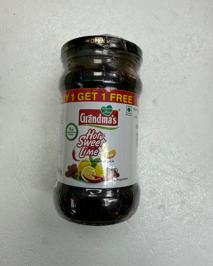 Grandmas - Hot Sweet Lime Pickle B1G1