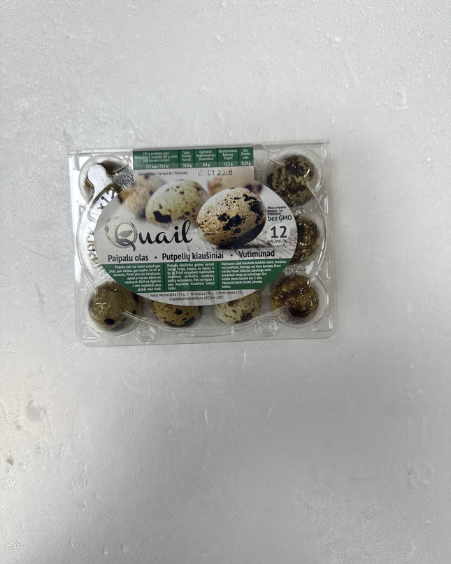 Quail eggs 12pack
