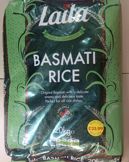 Laila basmati rice 20 kg