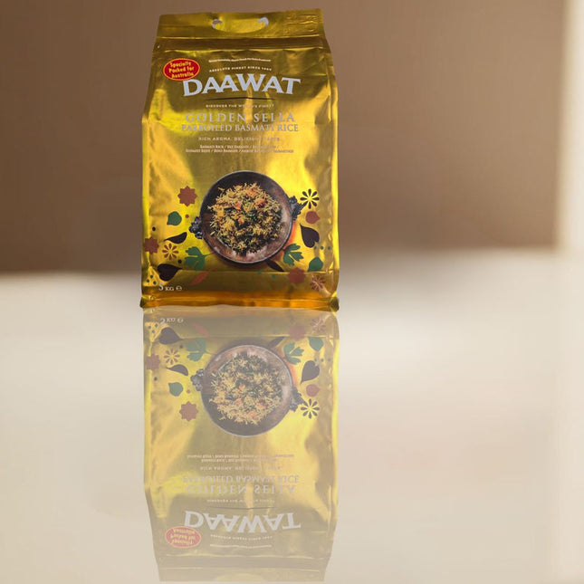 Daawat Golden Sella Parboiled Basmati Rice 5Kg