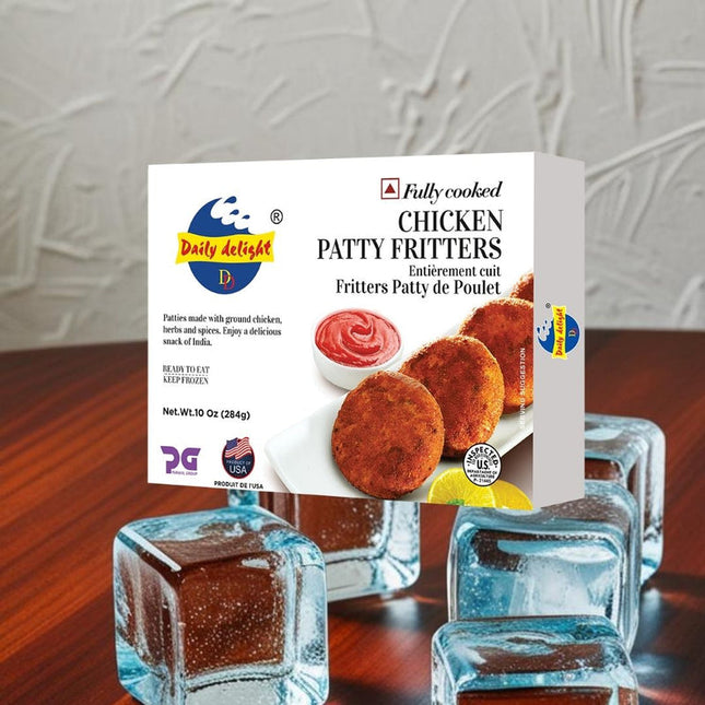 Daily Delight Chicken Patty Fritters 284g