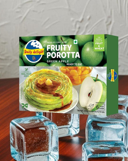 Daily Delight Fruity Porotta Green Apple 330g