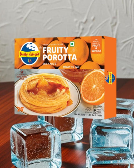 Daily Delight Fruity Porotta Orange 330g