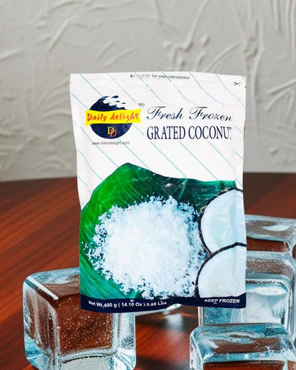 Daily Delight Grated Coconut front 400g