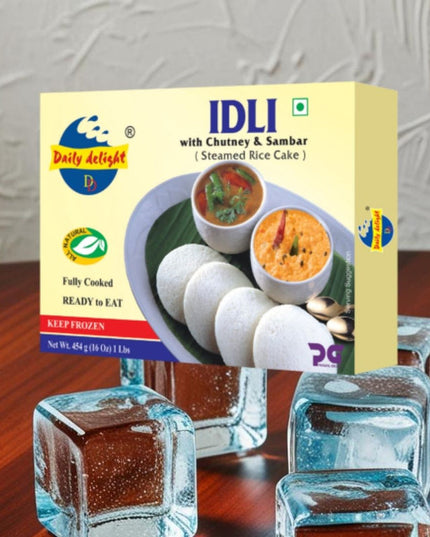 Daily Delight Idli With chutney Sambar 454g