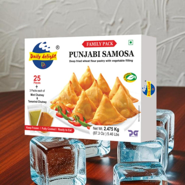 Daily Delight Punjabi Samosa Family Pack 2.47kg