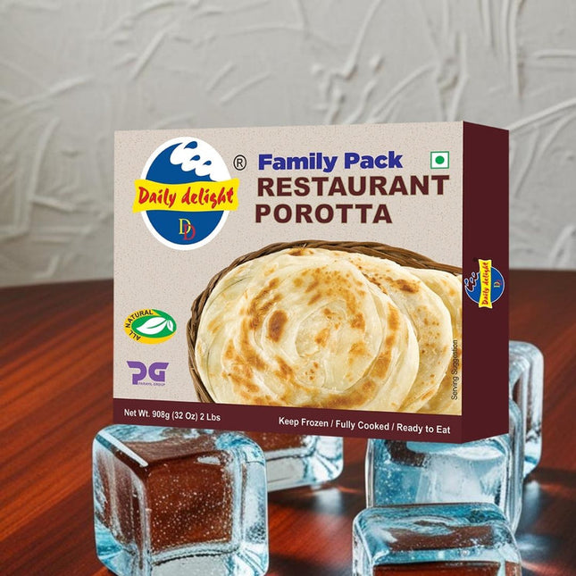 Daily Delight Restaurant Porotta Family Pack 908 g