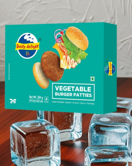 Daily Delight Vegetable Burger Patties 454g