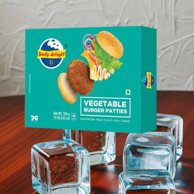 Daily Delight Vegetable Burger Patties 454g