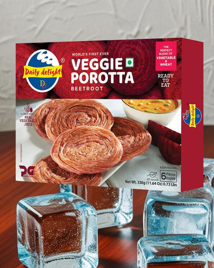 Daily Delight Veggie Porotta Beetroot 330g