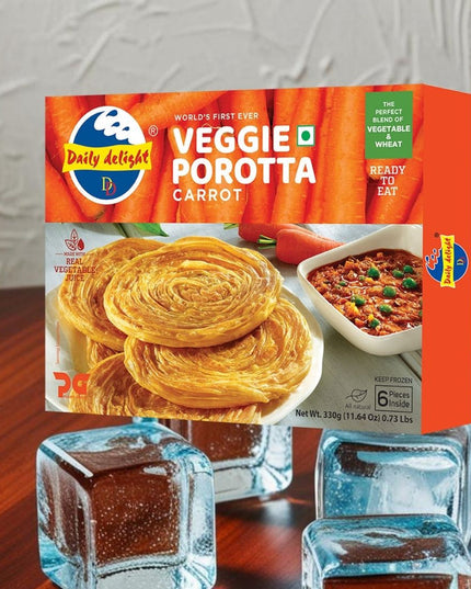 Daily Delight Veggie Porotta Carrot 330g