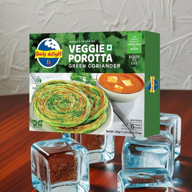 Daily Delight Veggie Porotta Green coriander 330g