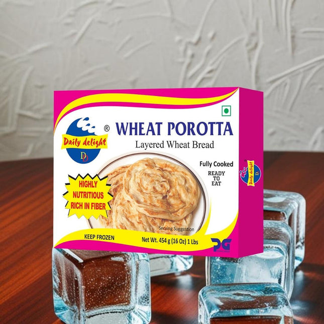 Daily Delight Wheat Porotta 454g