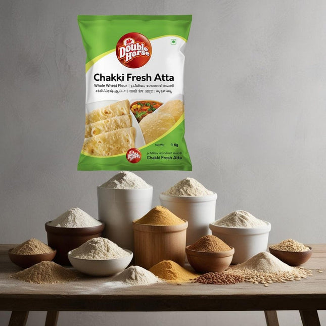 Double Horse Chakki Fresh Atta -5KG