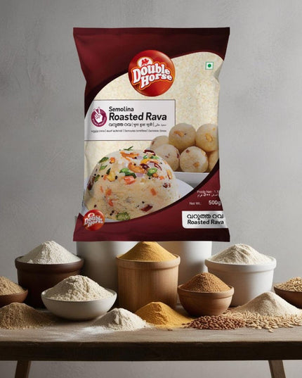 Double Horse Roasted Rava 1Kg