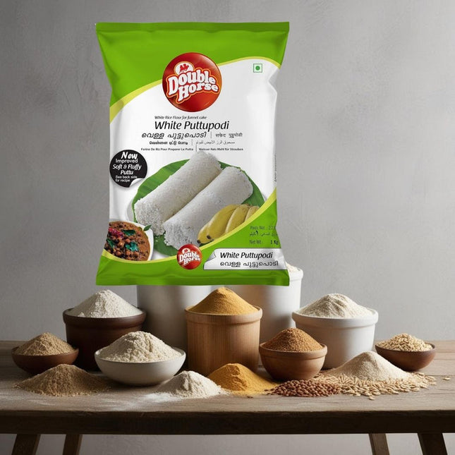 Double Horse White Puttupodi 1Kg