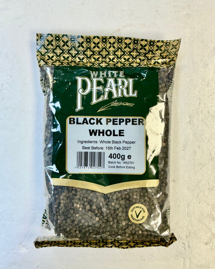 WHITE PEARL - Black Pepper Whole 400g