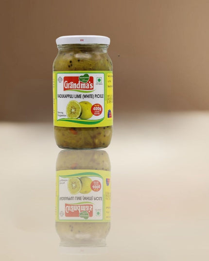 Grandma's Vadukappuli Lime Pickle White 400gm