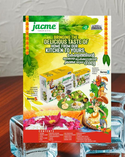 Jacme Kerala s Traditional Sadhya