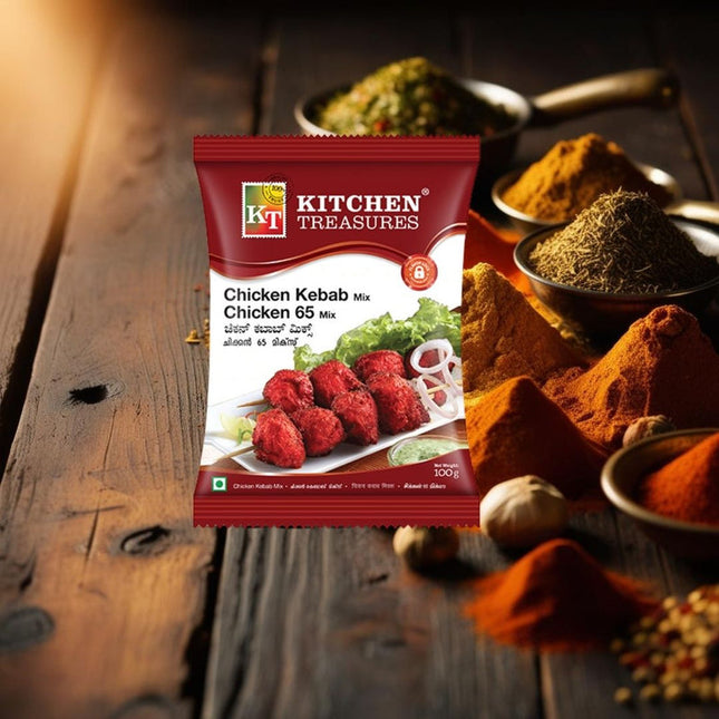 Kitchen Treasures Chicken 65 and Chicken Kebab Mix