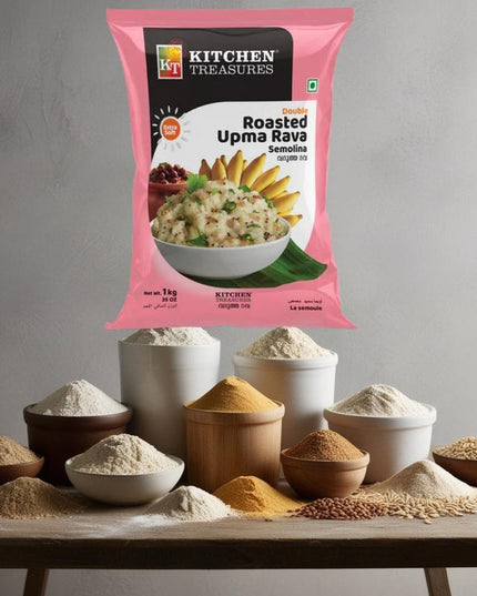 Kitchen Treasures Roasted Upma Rava 1Kg