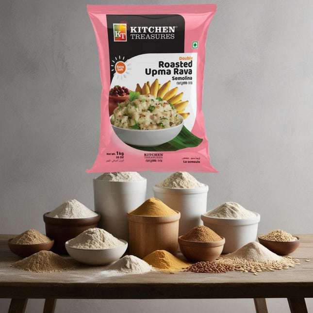 Kitchen Treasures Roasted Upma Rava 1Kg