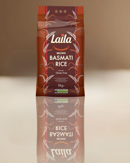 Laila Brown Basmati Rice 5 Kg