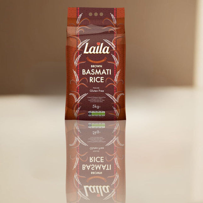 Laila Brown Basmati Rice 5 Kg