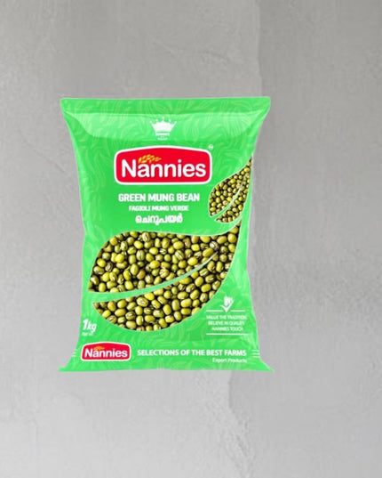 Nannies Green Mung Beans 1 Kg