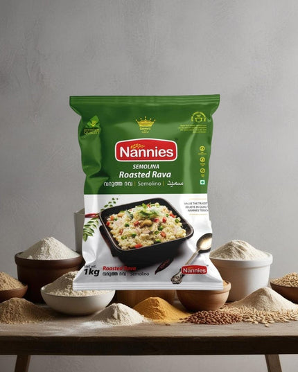 Nannies Roasted Rava 1Kg
