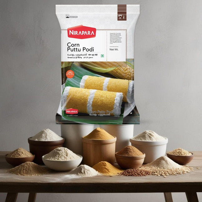 Nirapara Corn Puttu Podi 1kg