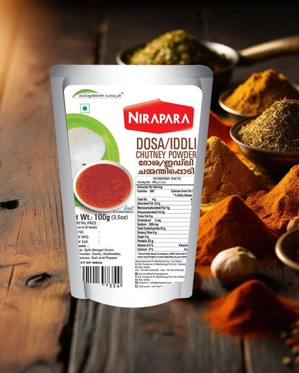 Nirapara Dosa Idli Chuntey Powder 100g