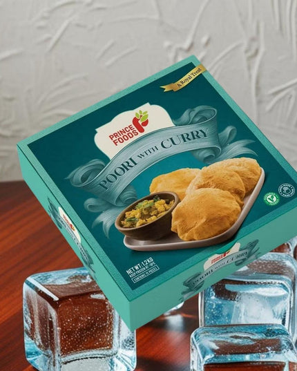 Poori with potato curry 350g x 14