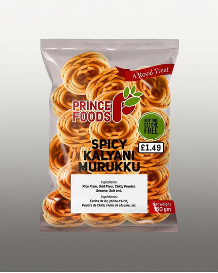 Prince Foods Spicy Kalyani Murukku 150g