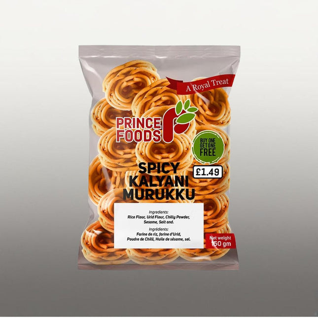 Prince Foods Spicy Kalyani Murukku 150g